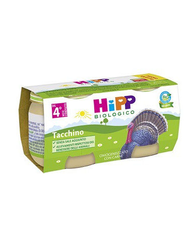 HIPP BIO OMOG TACCHINO 2X80G