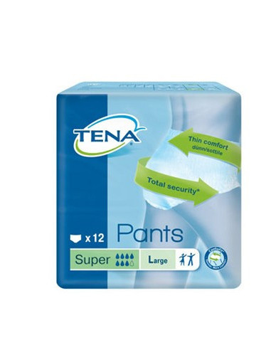 TENA PANTS SUPER L NEW 12PZ