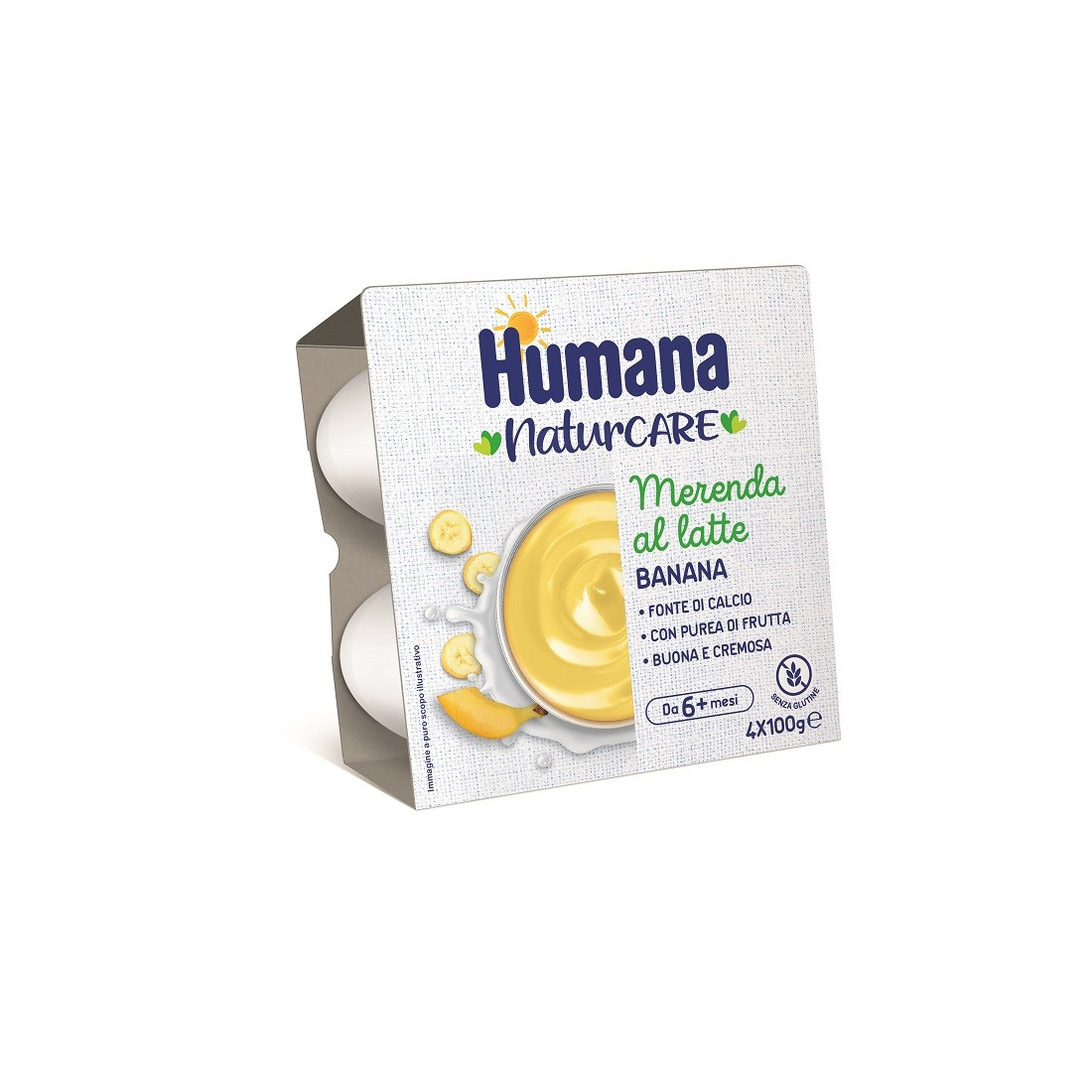 HUMANA MERENDA BANANA 4PZ