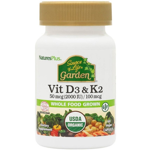 VITAMIN D3 & K2 50MCG 60CPS