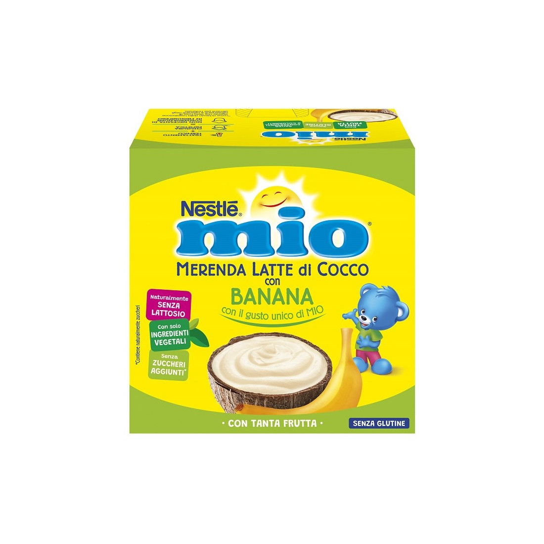 MIO MERENDA COCCO BANANA 4PZ