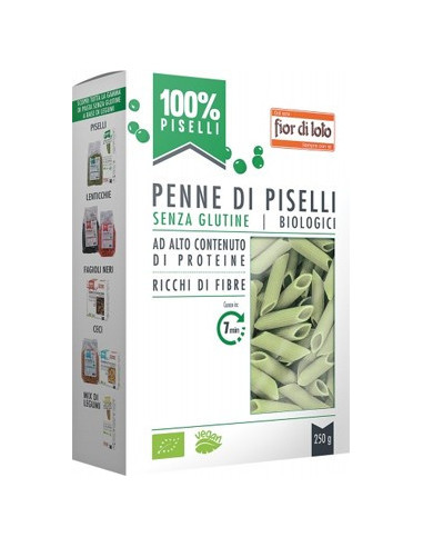 PENNE PISELLI VERDI S/GL 250G