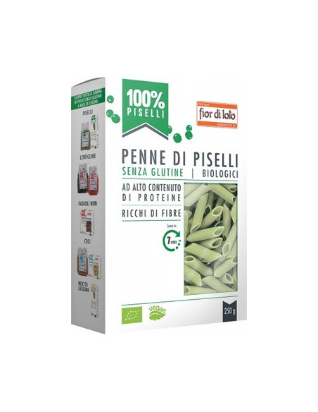 PENNE PISELLI VERDI S/GL 250G