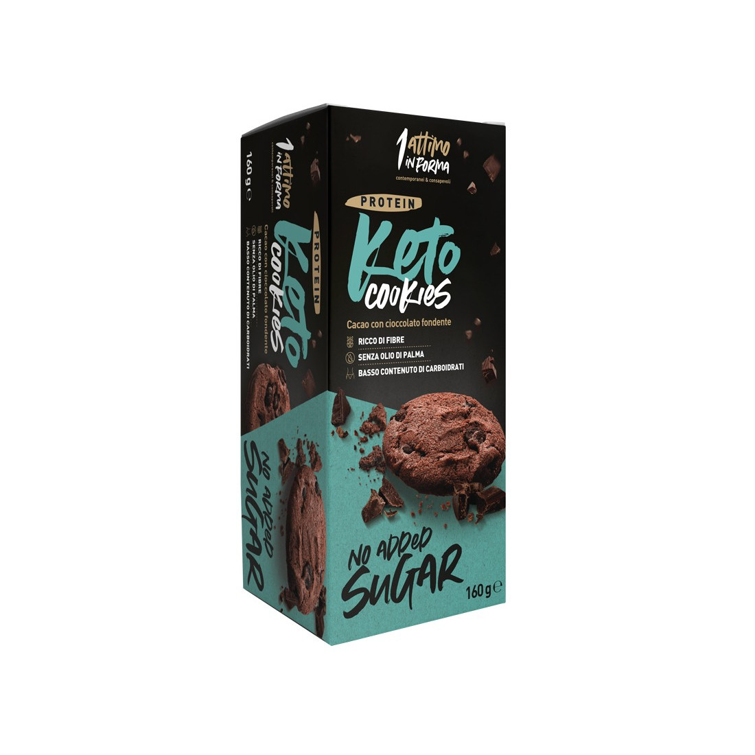 KETO COOKIES COCOA AND DARK CHOCOLATE
