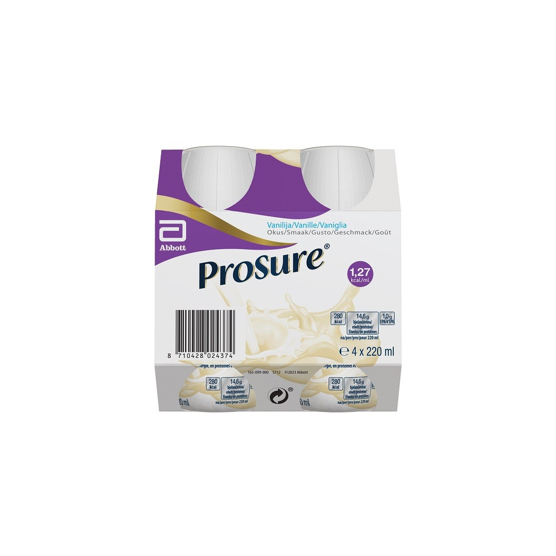 PROSURE VANILLA 4BOTT 220ML