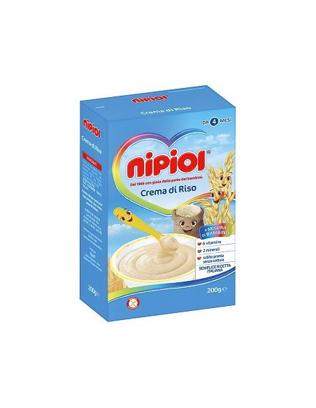 NIPIOL CEREALI CREMA RISO 200