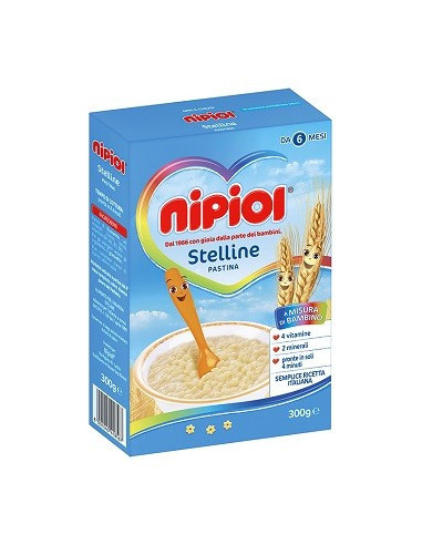 NIPIOL PASTINA STELLINE 300G