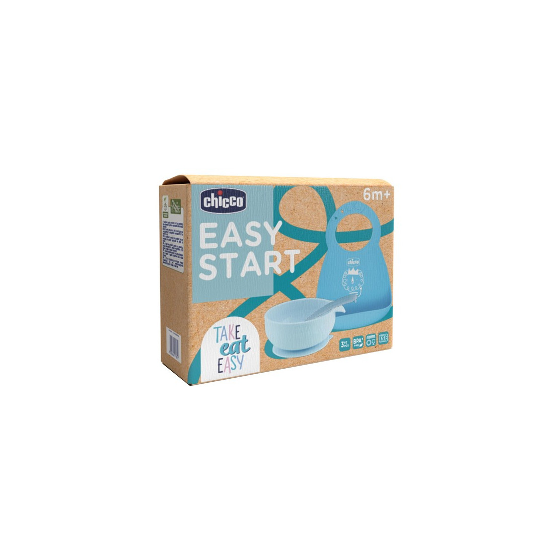 CHICCOSET PAPPA SIL 6M+ BLUE