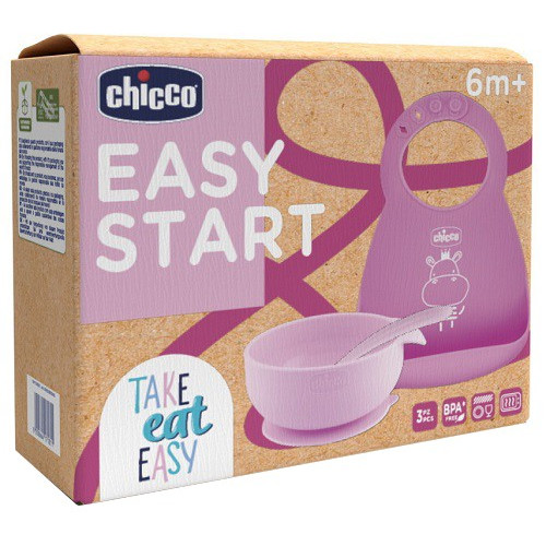 CHICCOSET PAP SIL 6M+ ROSA