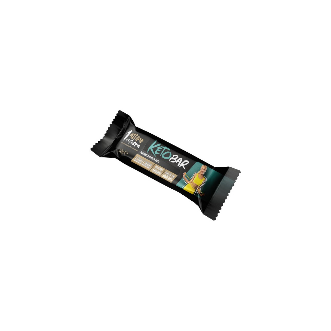 KETO BAR PEANUTS AND NUTS 50G