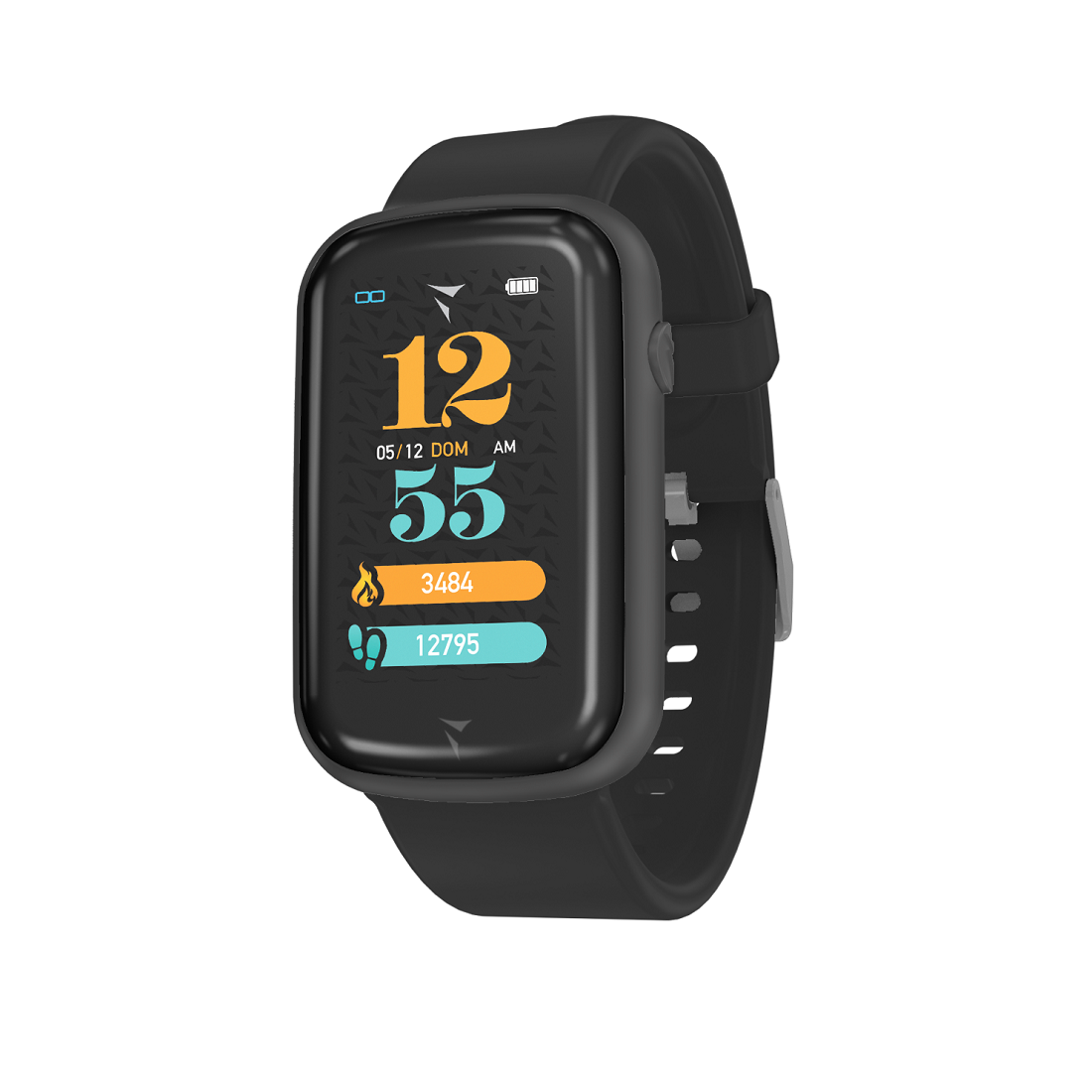 SMARTWATCH STEPS TOTAL BLACK