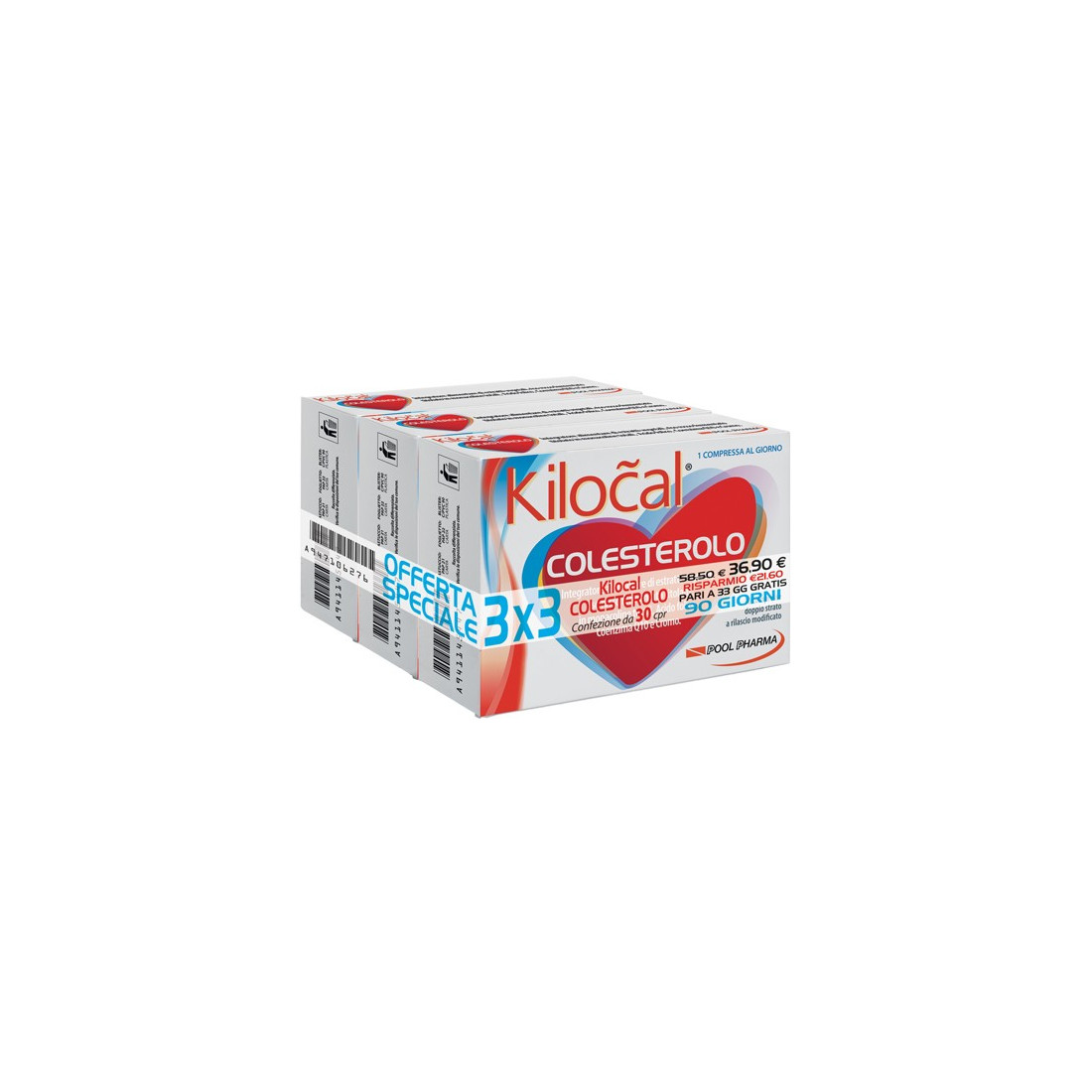 KILOCAL COLESTEROLO 3X30CPR