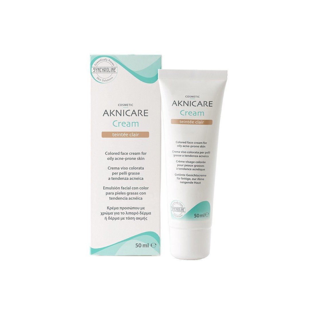 AKNICARE CREAM TEINTEE CLAIR