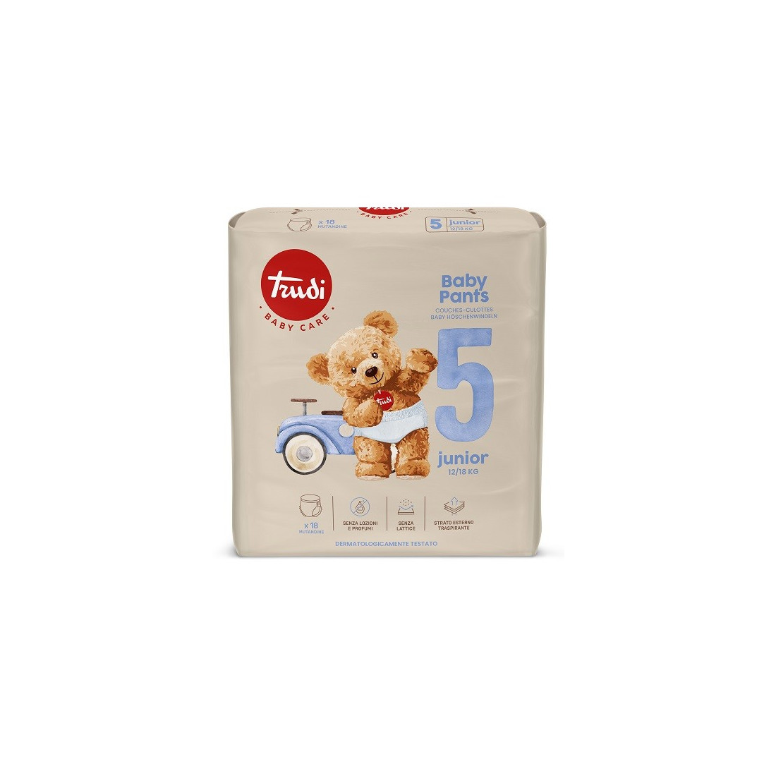 TRUDI BABY PANTS J 12-18KG 18P