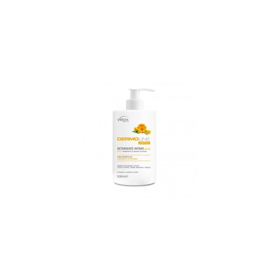 VEBIX DERMOLINE DETERGENTE INTIMO CALENDULA 500ML - MIGLIOR PREZZO -