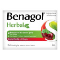 BENAGOL HERBAL PASTIGLIE PER LA GOLA MENTA E CILIEGIA 24