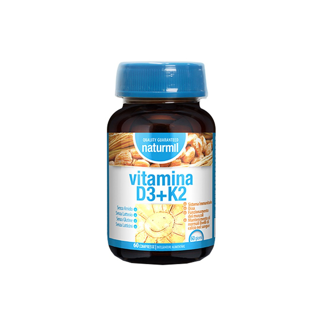 NATURMIL VITAMIN D3+K2 60CPR