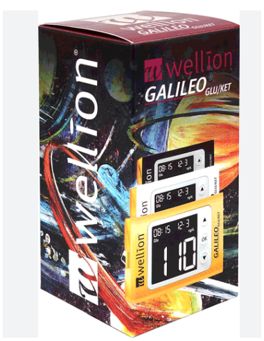 WELLION GALILEO KIT GLICEMIA E CHETONEMIA SOLO DISPOSITIVO