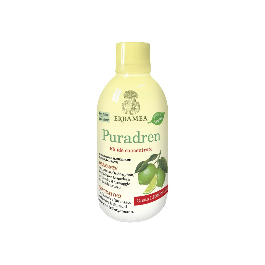 PURADREN LEMON LIME 500ML