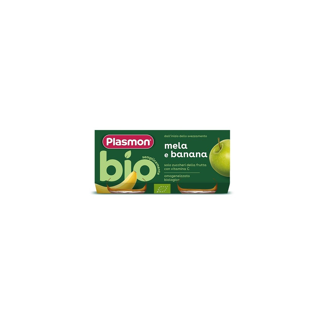 PLASMON OMOG BANANA MELA BIO2P
