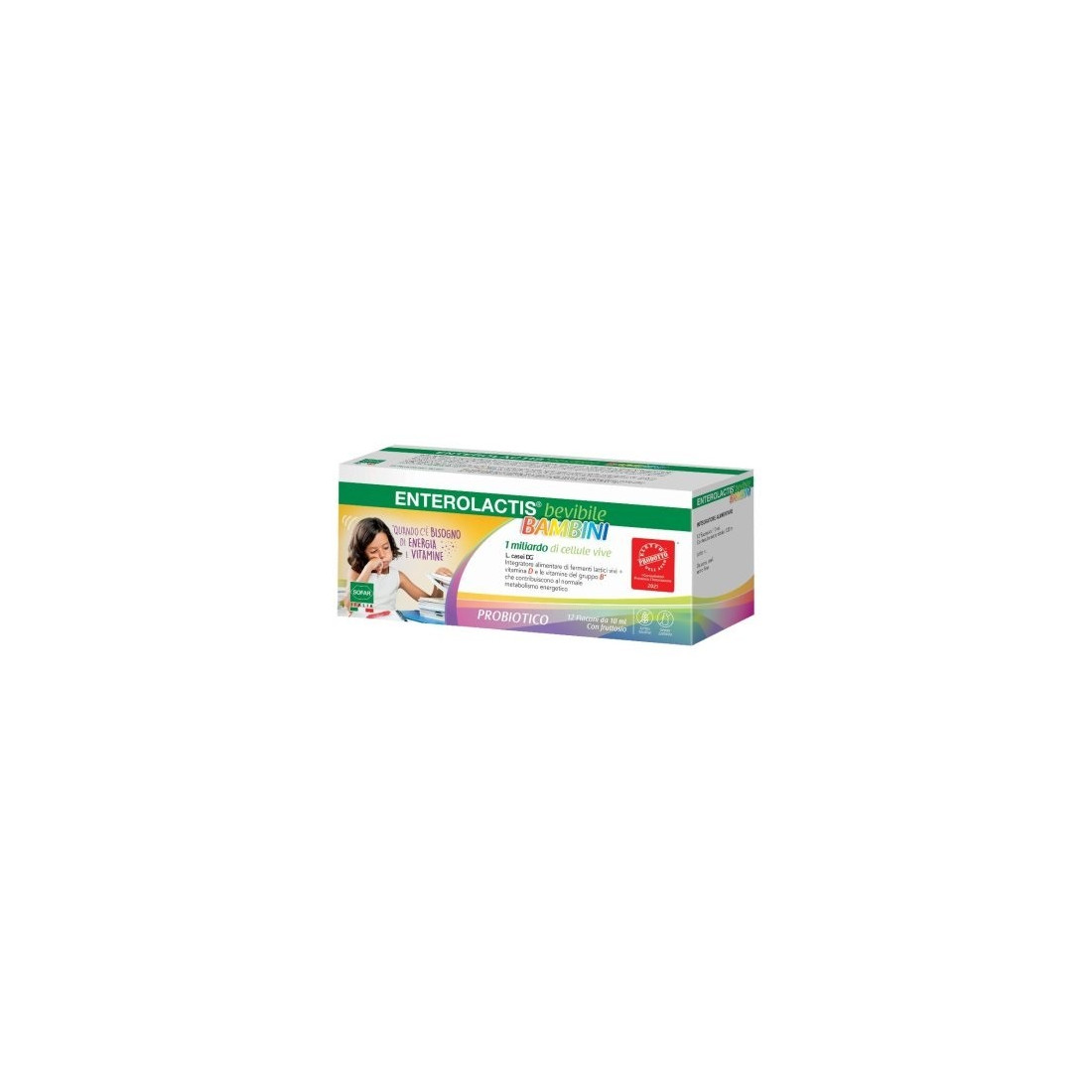 ENTEROLACTIS BEVIBILE BAMBINI 12FL