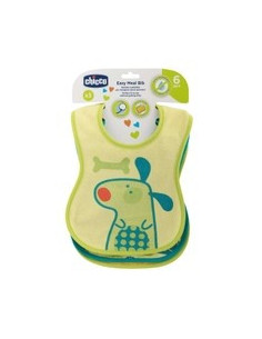 CHICCO BAVAGLINO PAP 6M+ 3PZ NEUTRE