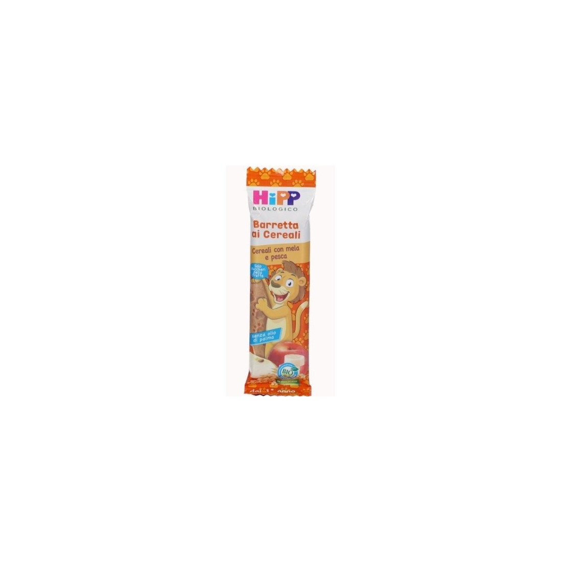 HIPP BIO BARRETTA AI CEREALI MELA/PESCA 20G