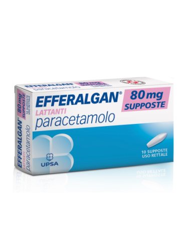 EFFERALGAN 10SUPP 80MG