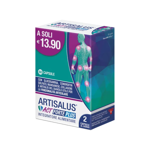 ARTISALUS ACT FORTE PLUS 60 CAPSULES FOR JOINTS |FARMACONVENIENZA