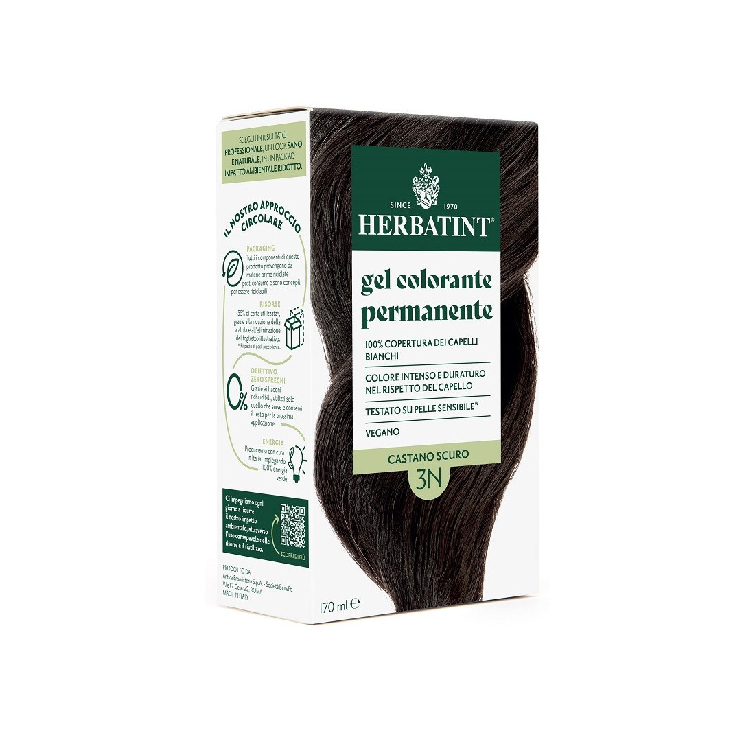 HERBATINT 3N CASTANO SCU 170ML