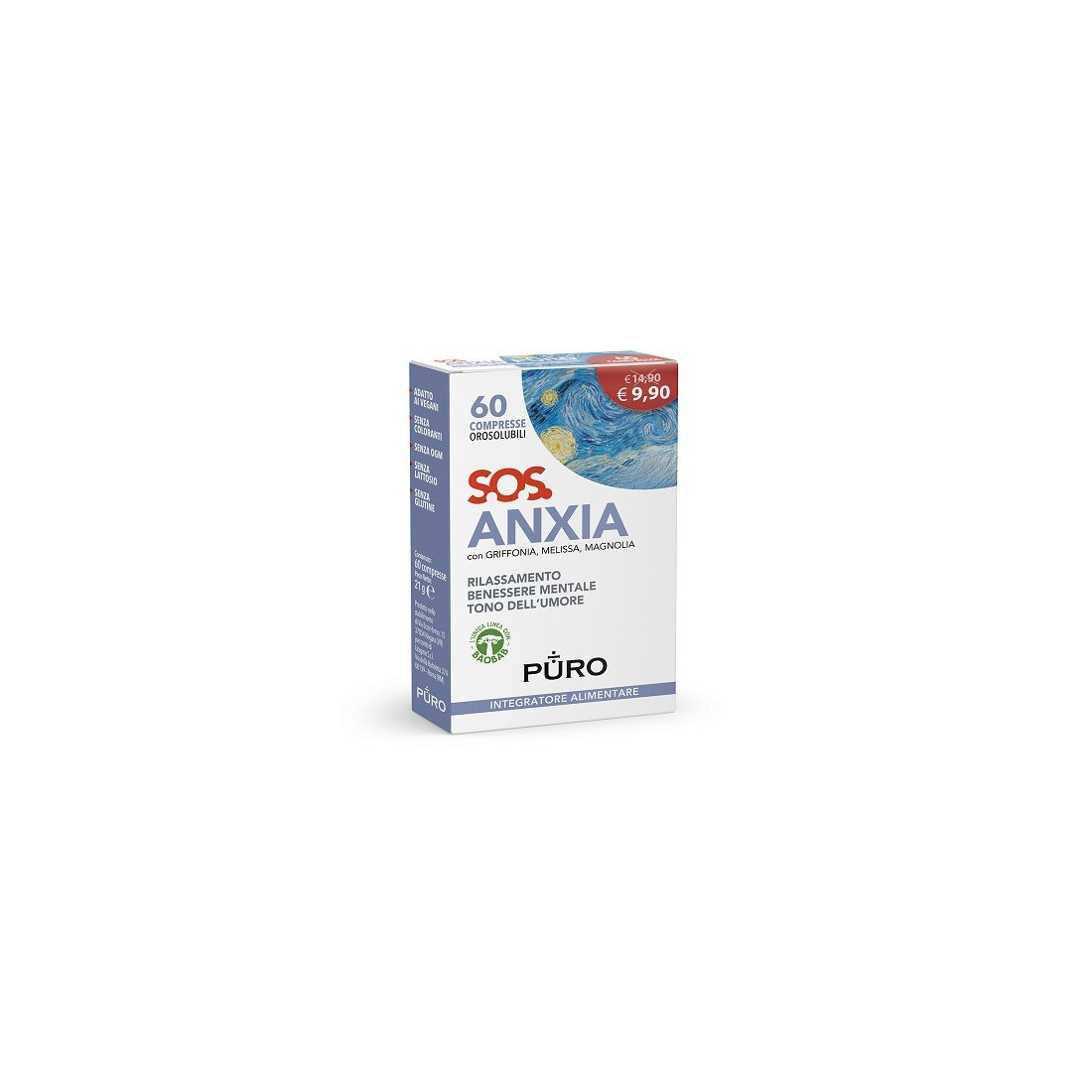 PU SOS ANXIA 60CPR OROSOLUB