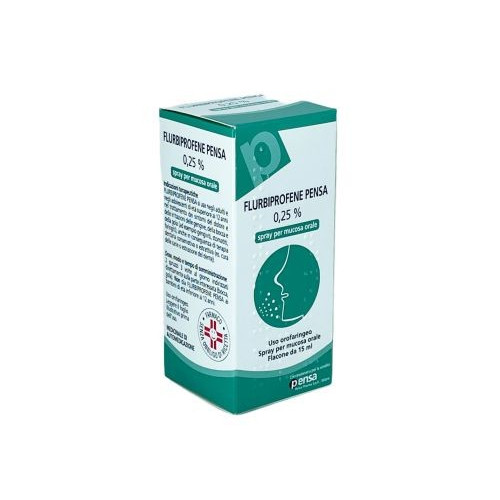FLURBIPROFENE PE OS SPRAY 15ML
