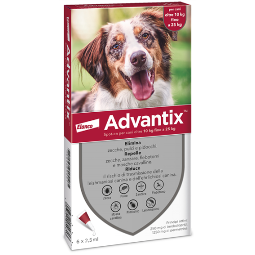 ADVANTIX SPOT ON 6PIP 10-25KG