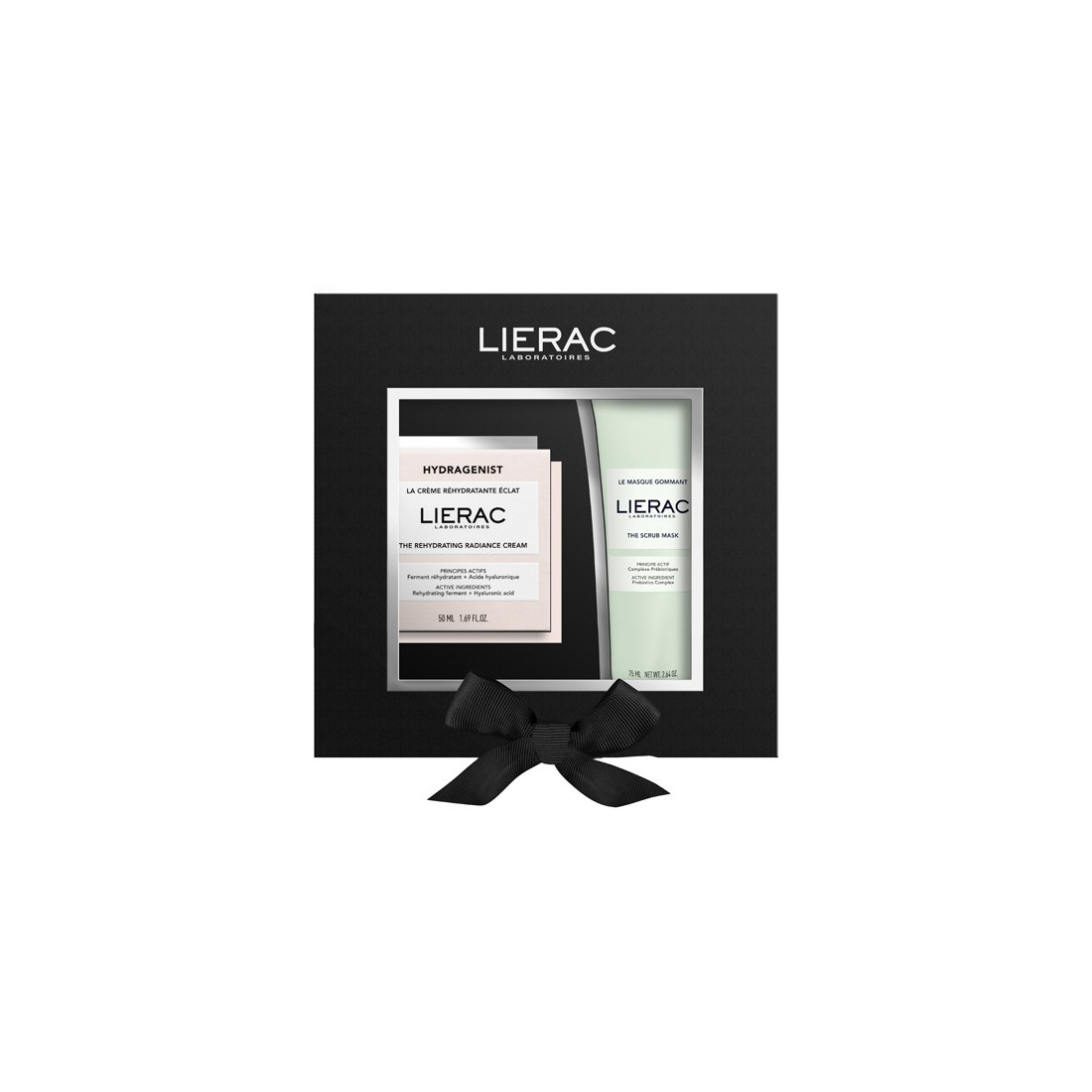LIERAC HYDRAGENIST RADIANCE COFANETTO CREMA IDRATANTE ILLUMINANTE + MASCHERA ESFOLIANTE