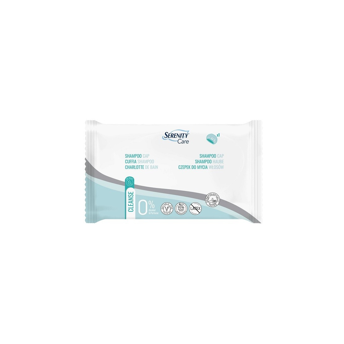 SERENITY CARE CUFFIA SH CAP 1P