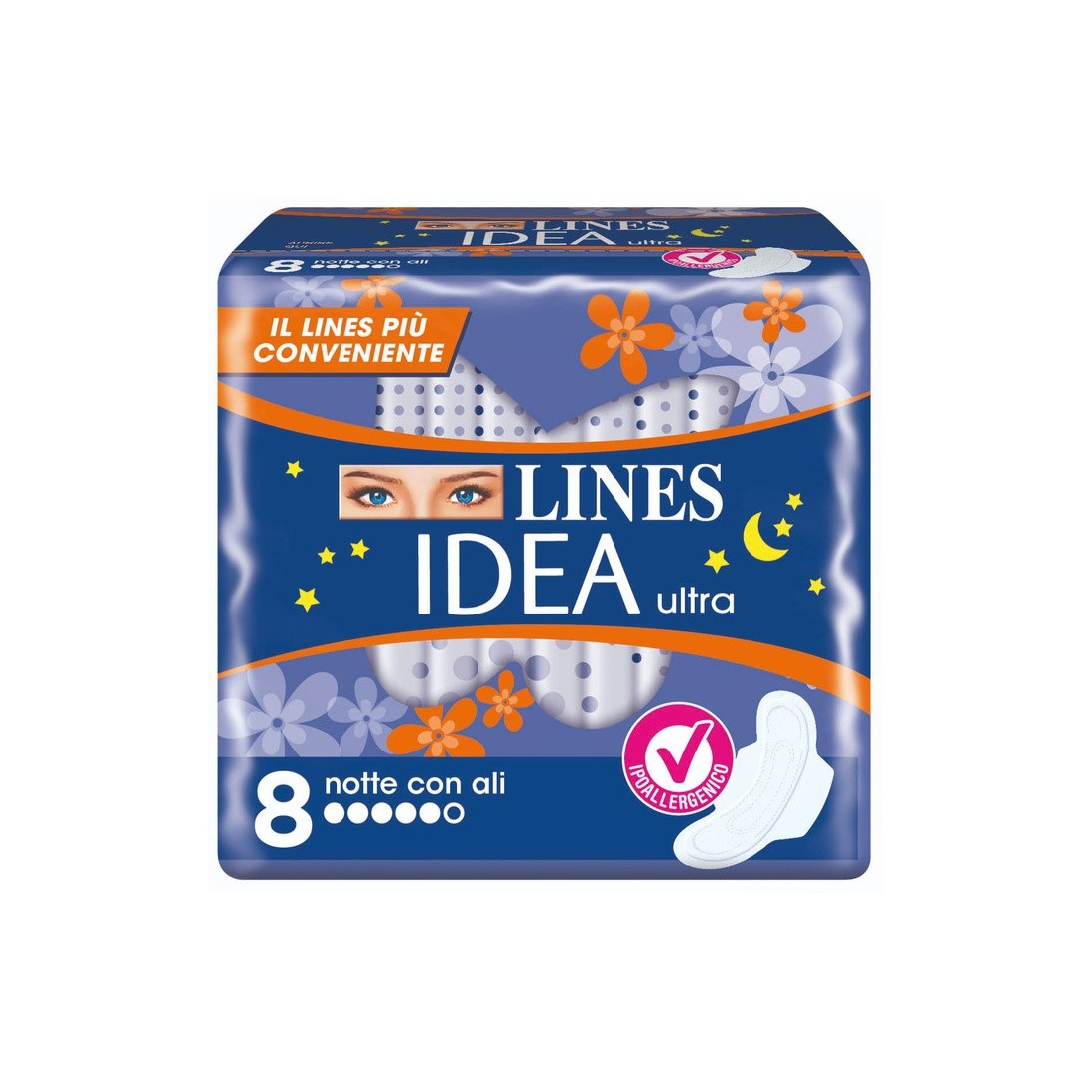 LINES IDEA ULTRA NOTTE ALI 8PZ