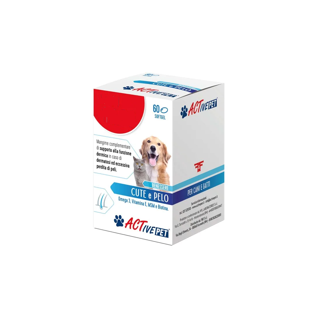ACTIVE PET CUTE E PELO 60 PRL MANGIME COMPLEMENTARE