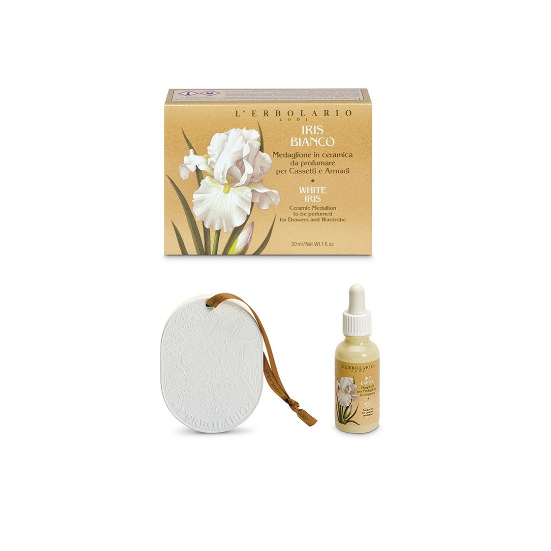 IRIS BIANCO MEDAGLIONE PROF