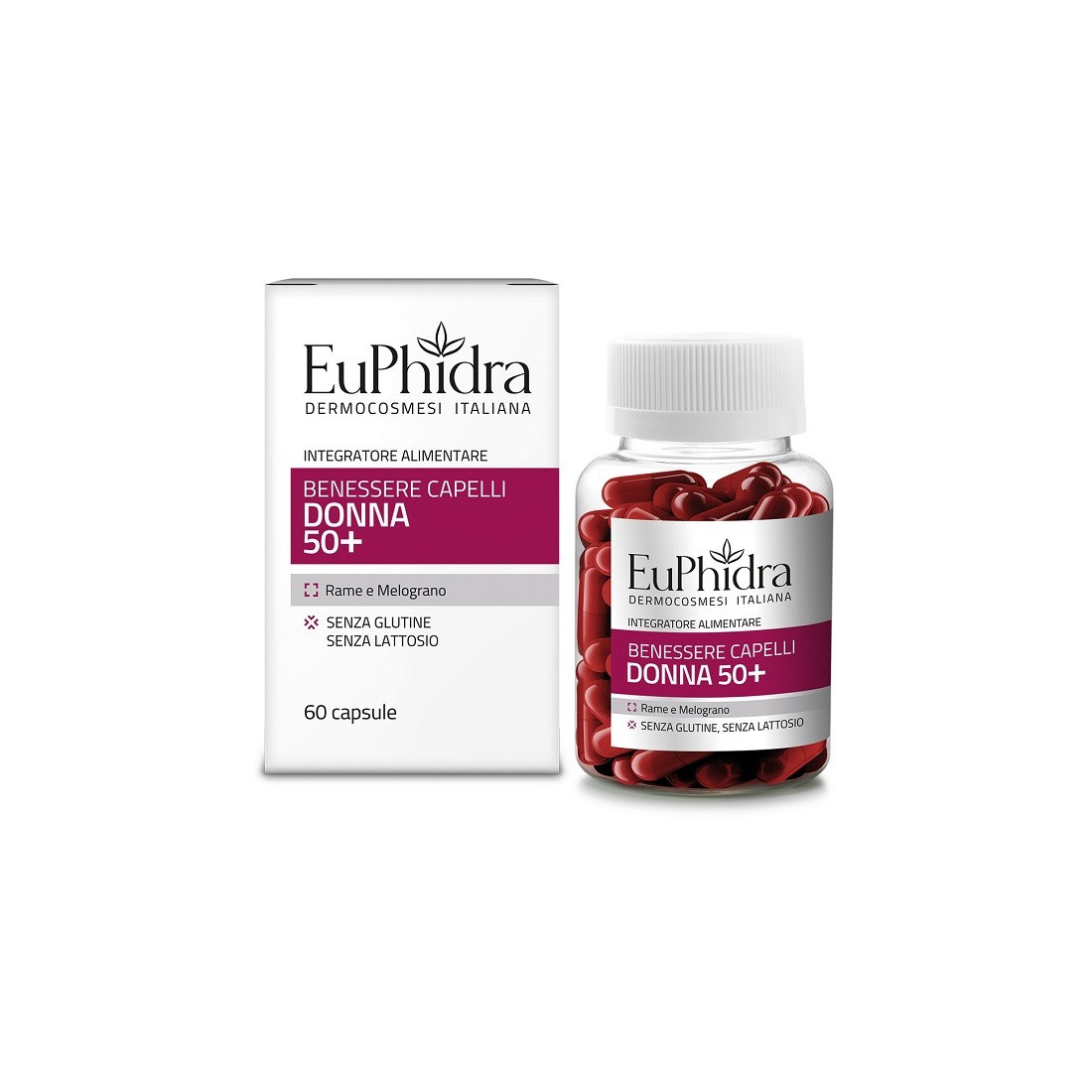 EUPHIDRA CAPELLI D 50+ 60CPS