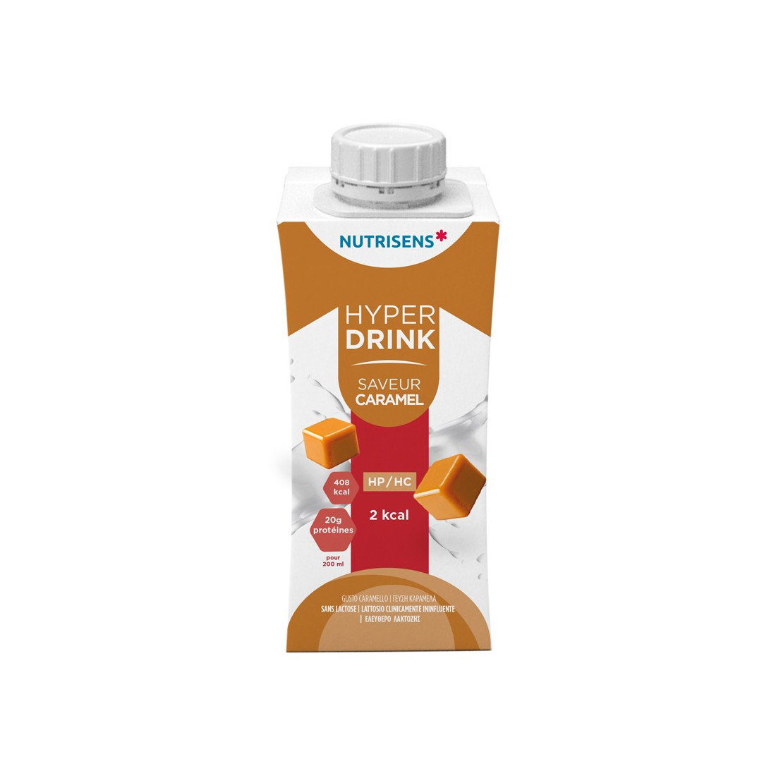 HYPERDRINK 2KCAL CARAM 4X200ML