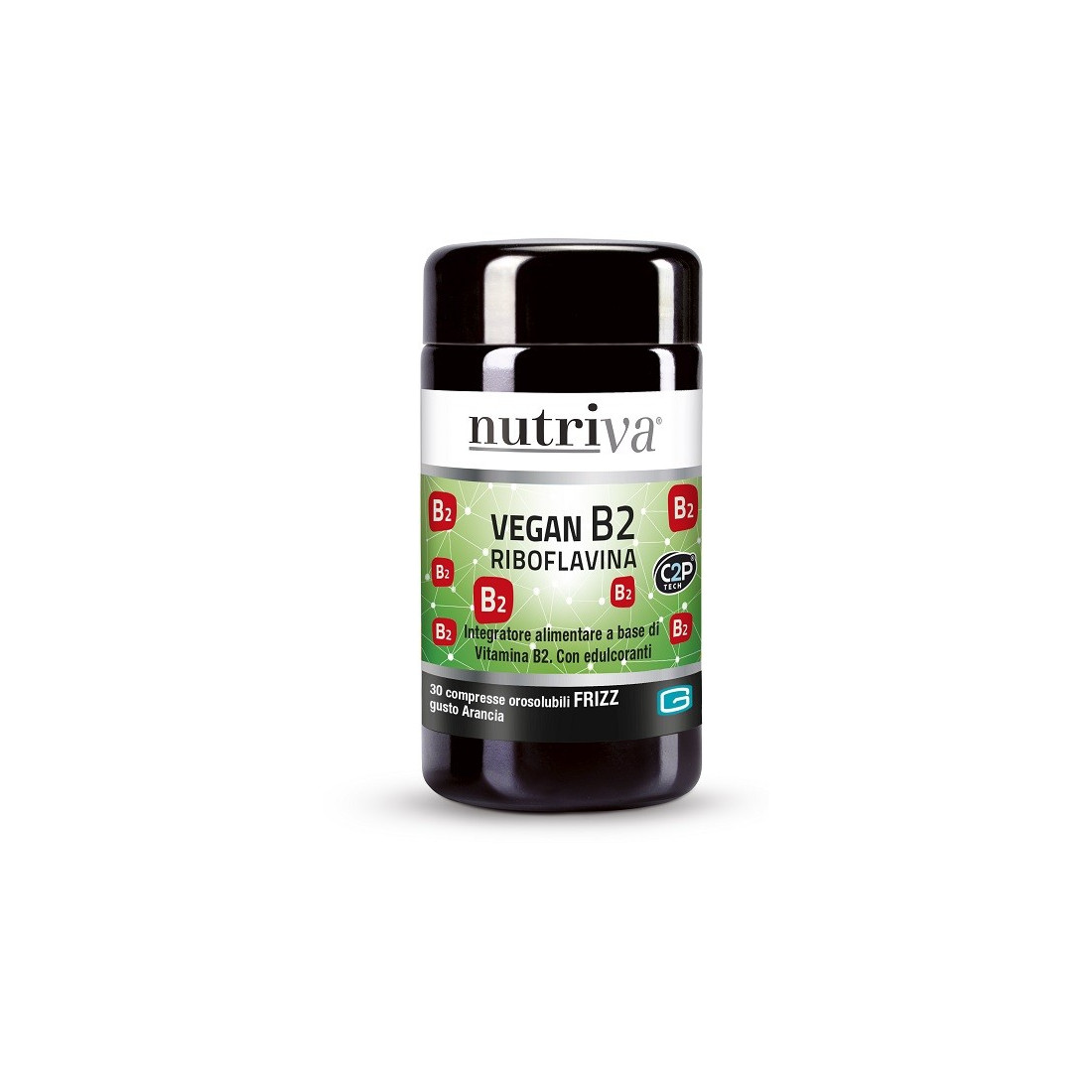 NUTRIVA VEGAN B2 FIZZ 30CPR