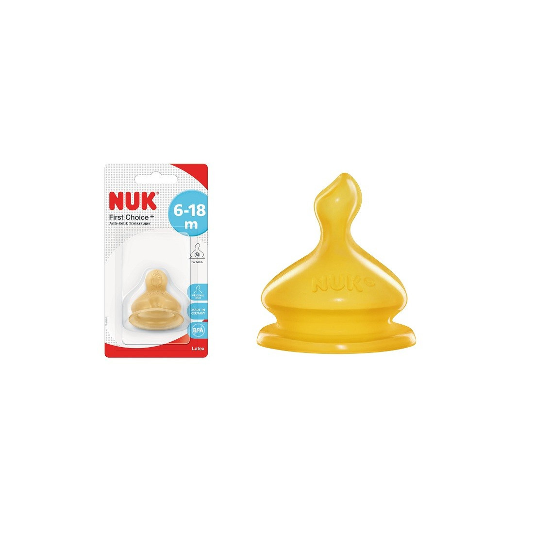 NUK TETTARELLA FC+ LATT6-18M M