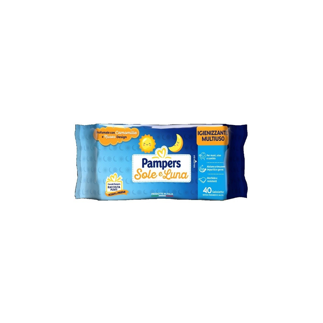 PAMPERS SUN&MOON WIPES 40PCS