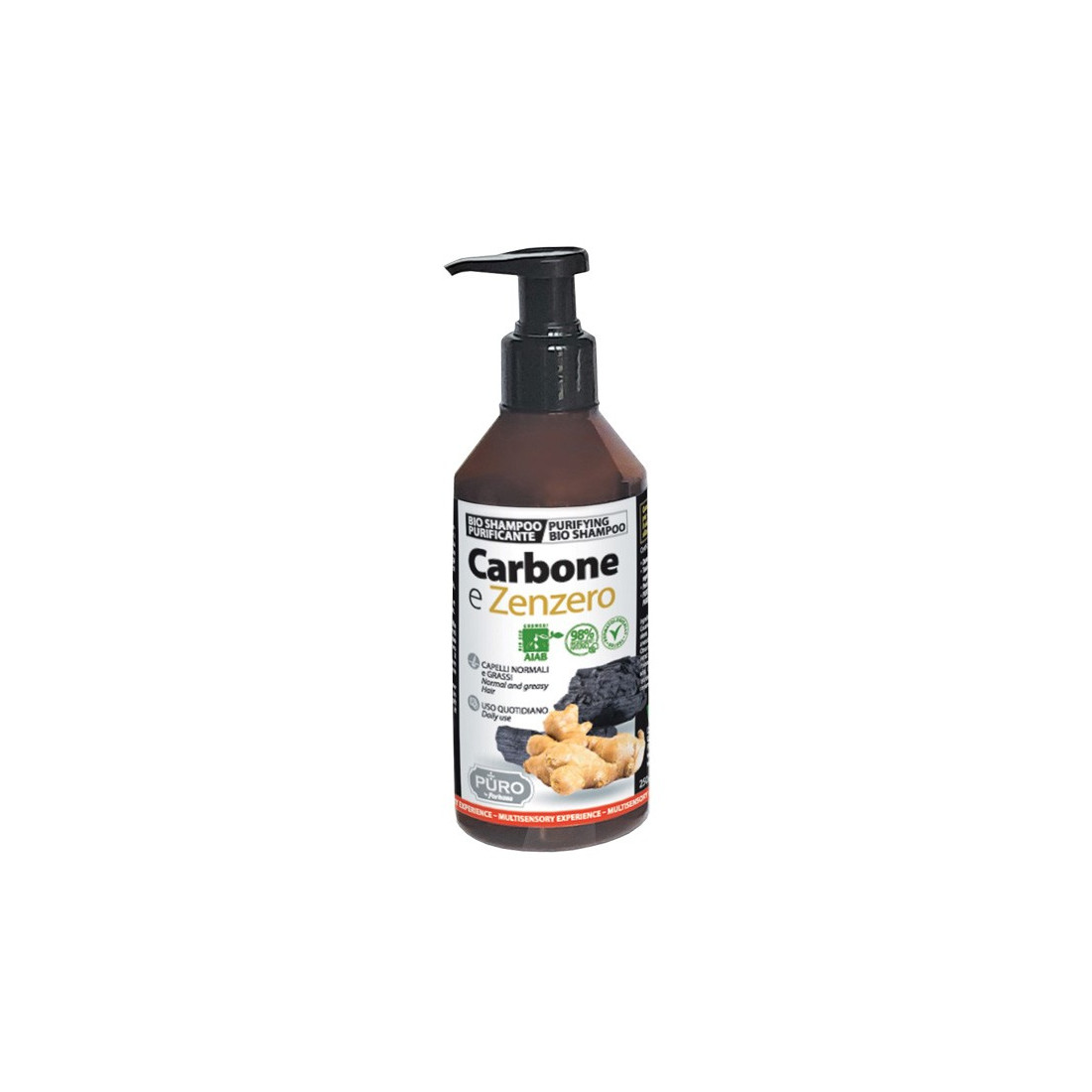 PURO BIO SHAMPOO CARB-ZEN250ML