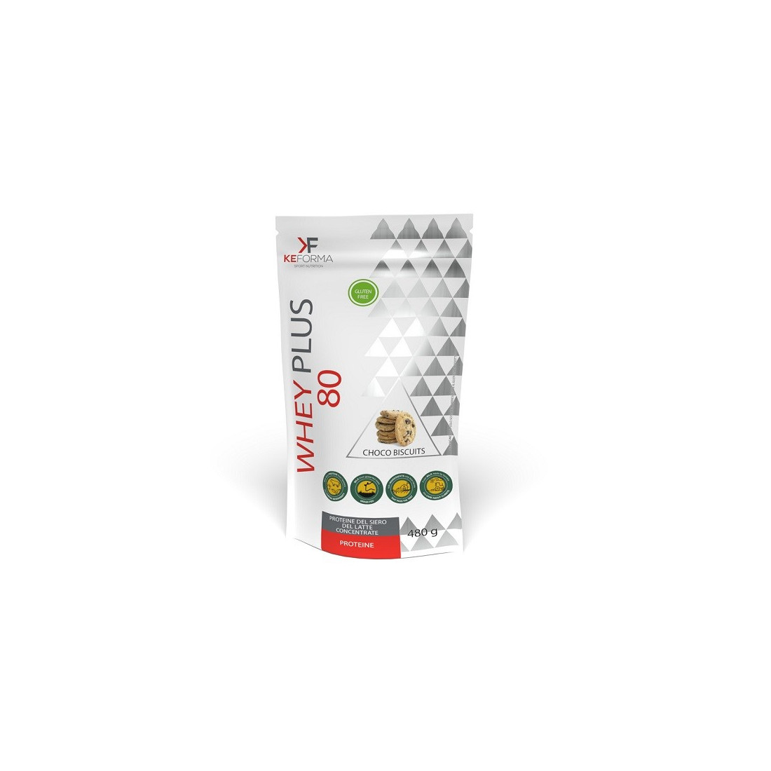 WHEY PLUS 80 CHOCO BISCUIT480G