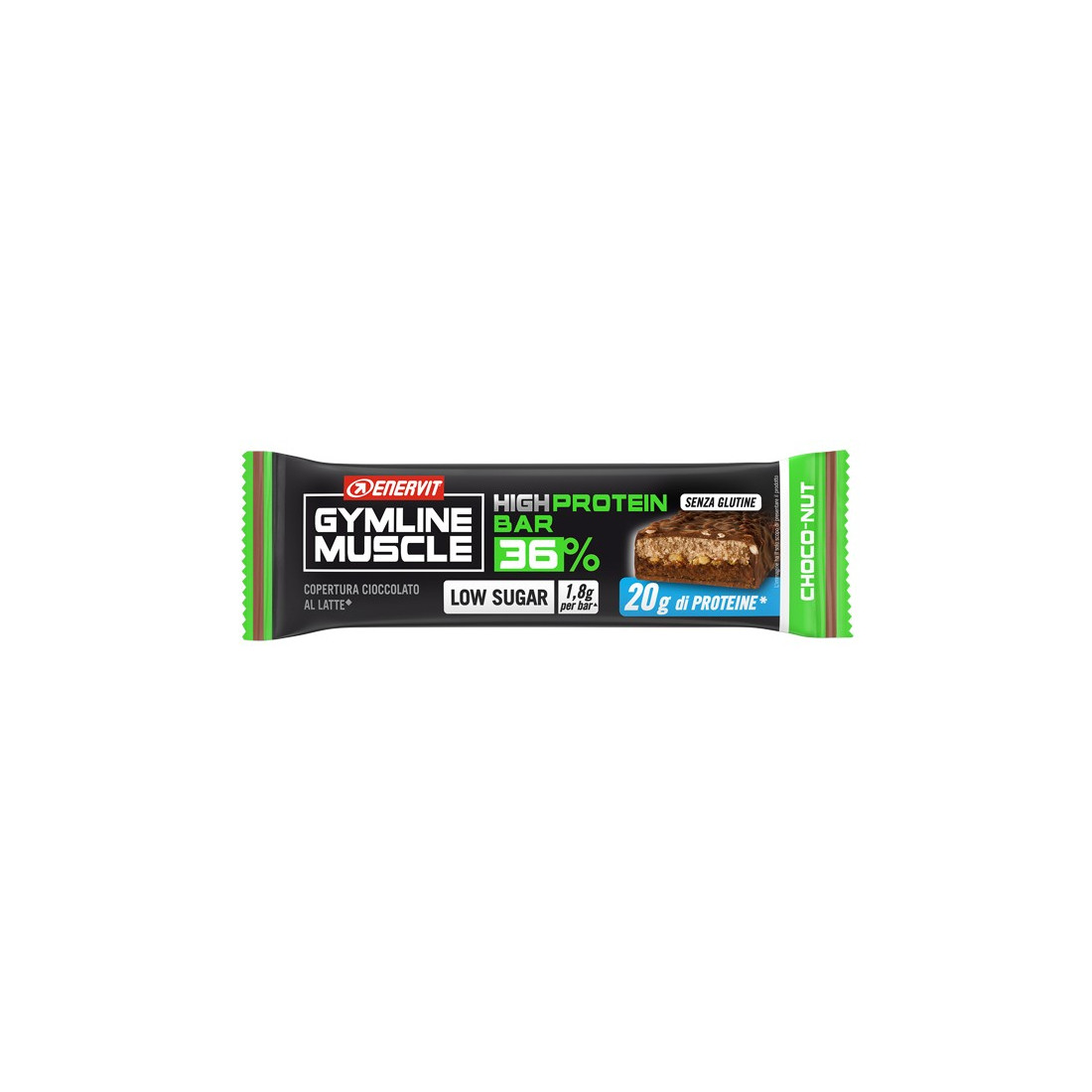 ENERVIT GYMLINE BARRETTA PROTEICA GUSTO CHOCO NUT 55G