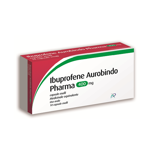 IBUPROFENE AUR 10CPS MOL 400MG