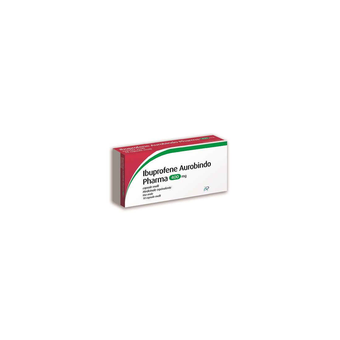 IBUPROFENE AUR 10CPS MOL 400MG