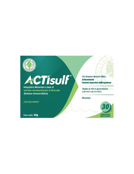 ACTISULF 600MG 30CPR MASTIC