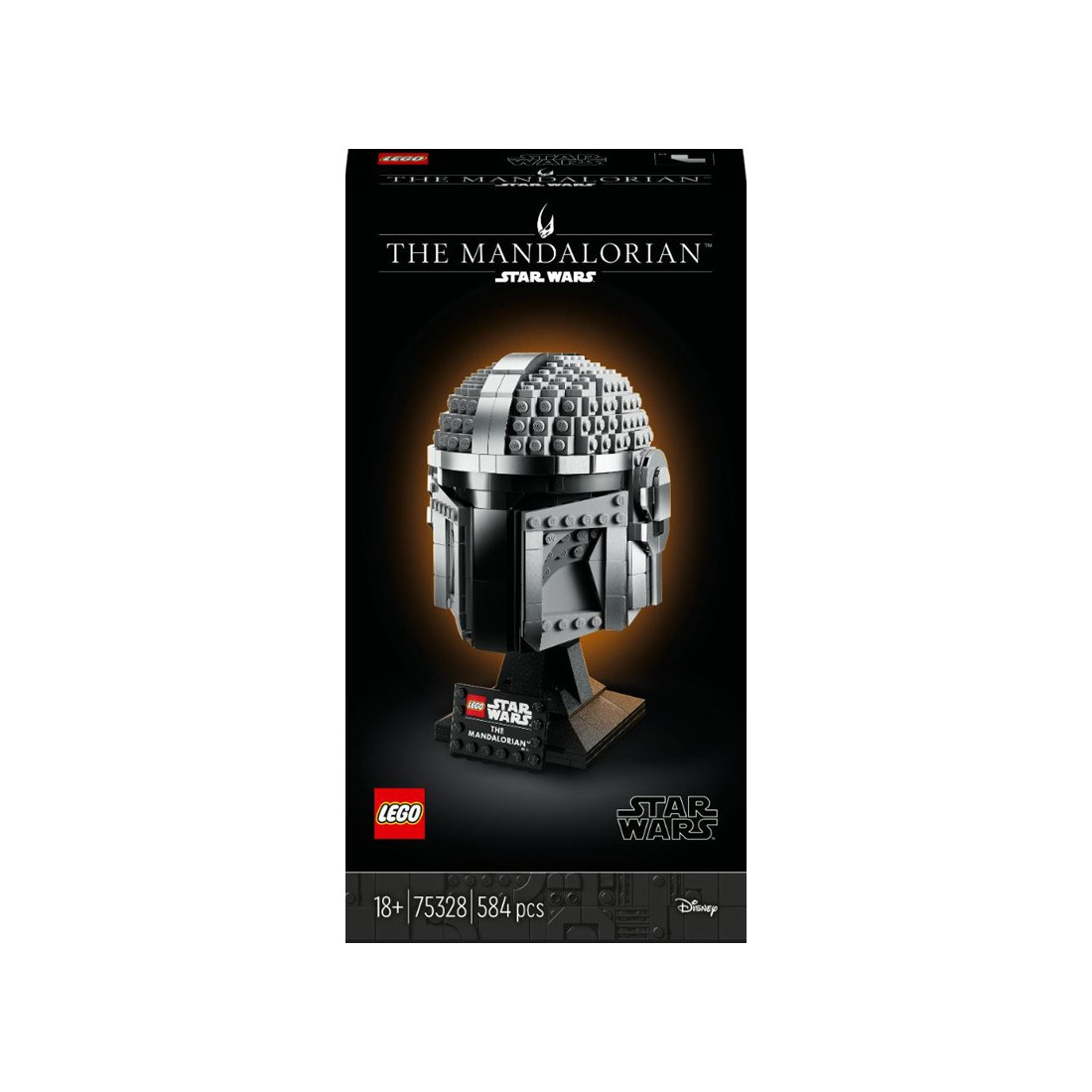 LEGO STAR W CASCO MANDALORIANO